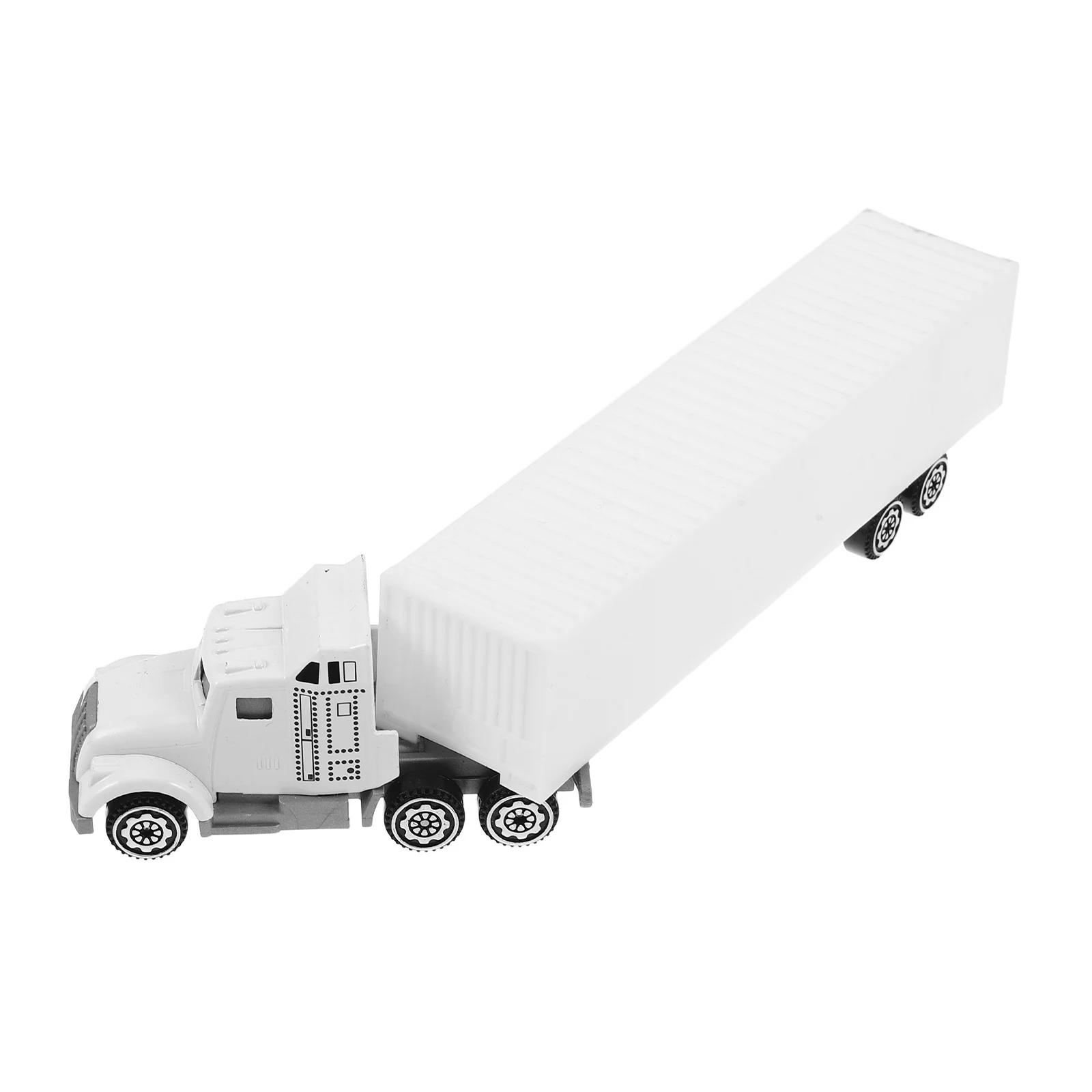 

Diecast Alloy Container Truck Semi Truck 19.5cm Realistic Simulation Play Vehicle for Boys Transport Carrier Tractor Trailer Toy