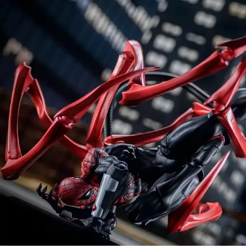 

IN stock Hot Sale Arrival Exclusive Messtoys Ct Toys Spiderman Black Red Action Figure Anime Collectible Figurine Model Gift Toy