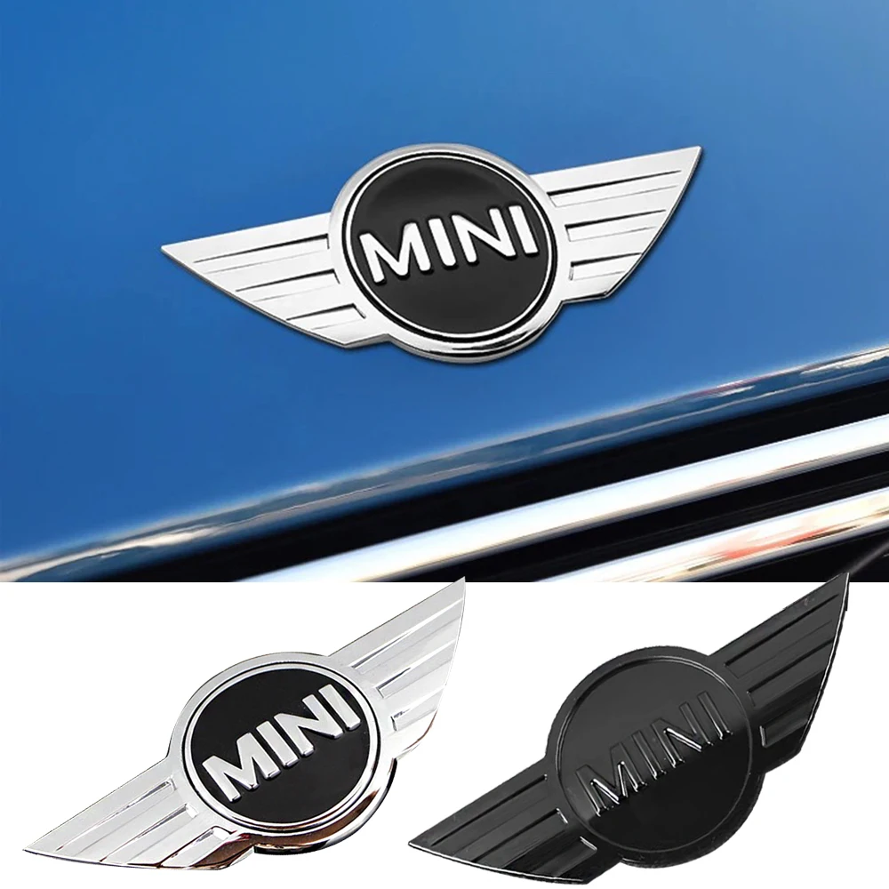 ABS Mini Rear Front Hood Emblem Decoration Badge for BMW Mini Cooper R55 R56 R60 R61 Replacement Logo Auto Accessories Styling