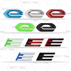 3D Car Sticker E Electric Vehicle Logo Metal Emblem Badge Decals For Peugeot EV 2008 308 306 5008 4008 3008 508 iOn 208 307 RCZ