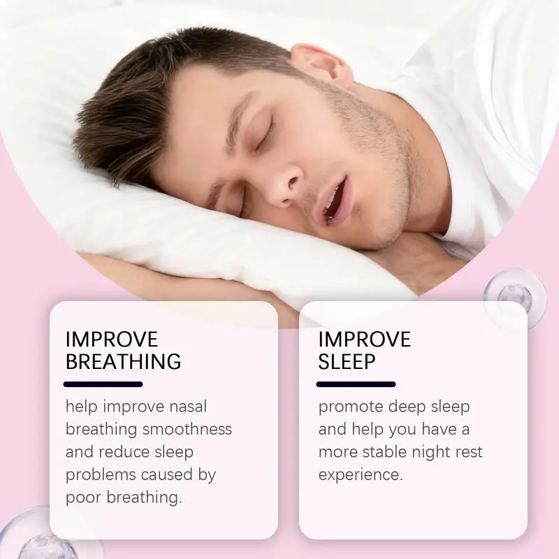 Mouth Sleep Strips for Dry Mouth Relief Snore Prevention Breath Correction Patch Better Night Rest Aid