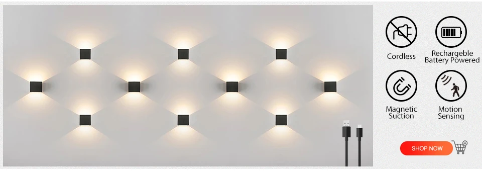 FÜHRTE Wand licht Innen Lesen Wand lampe Handy Drahtlose Lade und USB Lade Wand lichter Schlafzimmer Nacht lampen – Detail 1