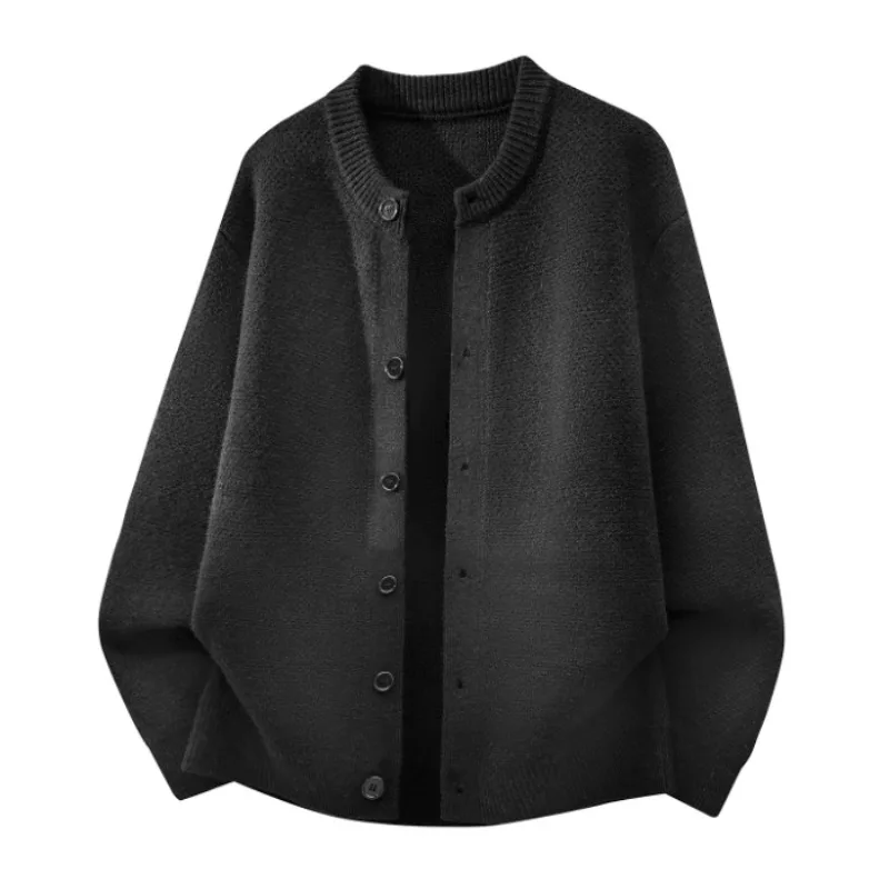 2026 New Men Women Autumn Winter Couple Thick Knit Cardigan Casual Warm Knitted Open Front Sweater Outerwear