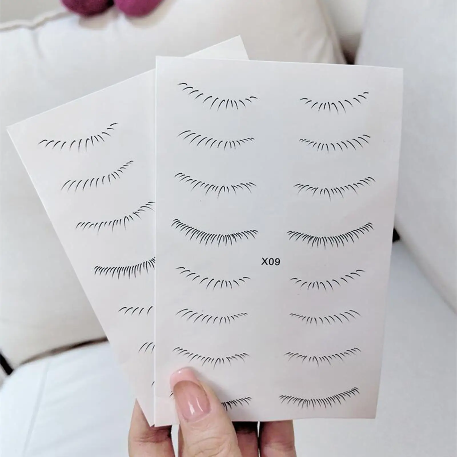 Simulación de pestañas postizas 3D, pegatinas para pestañas postizas, parche portátil debajo de las pestañas, pegatina para niñas y mujeres, regalos de cumpleaños