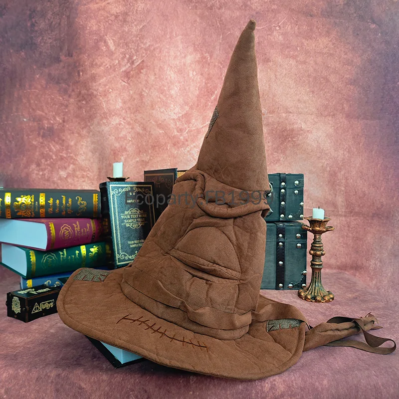 Adult Halloween Witch Wizard Cosplay Costume Hat Men Women Branch School Magic Tree Hat Purim Carnival Party Props Accessories