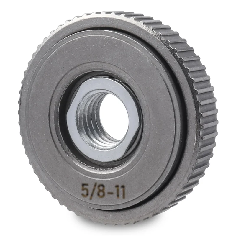 

LLCS-5/8 Inch-11 Grinder Nut,Quick Release Angle Grinder Flange Nut Grinder Locking Nut For Angle Grinder Replacement Part