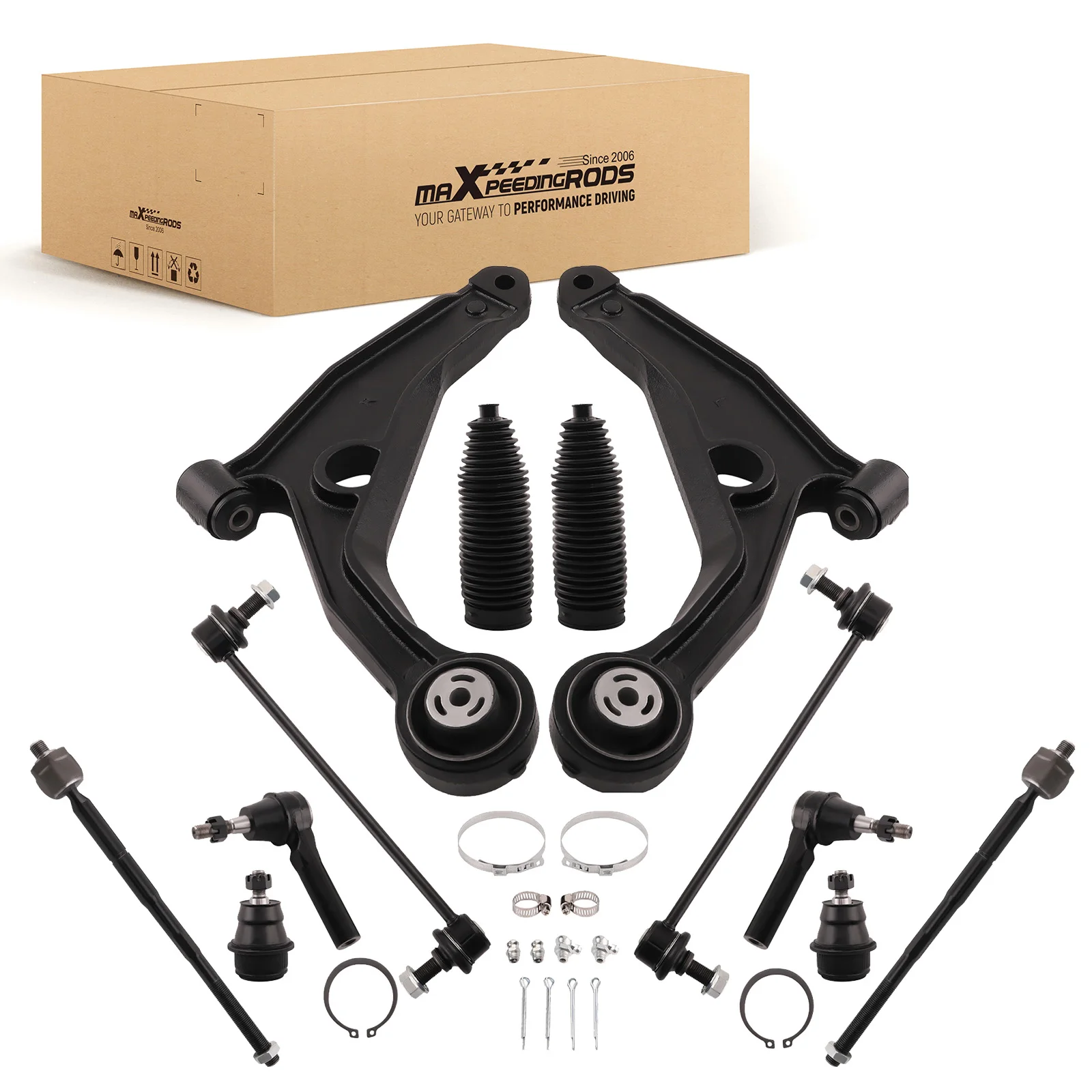 MaXpeedingrods Factory 12x Front Suspension Lower Control Arm W/ Ball Joint Link for Dodge Journey 2009-2015 K641334 K641333