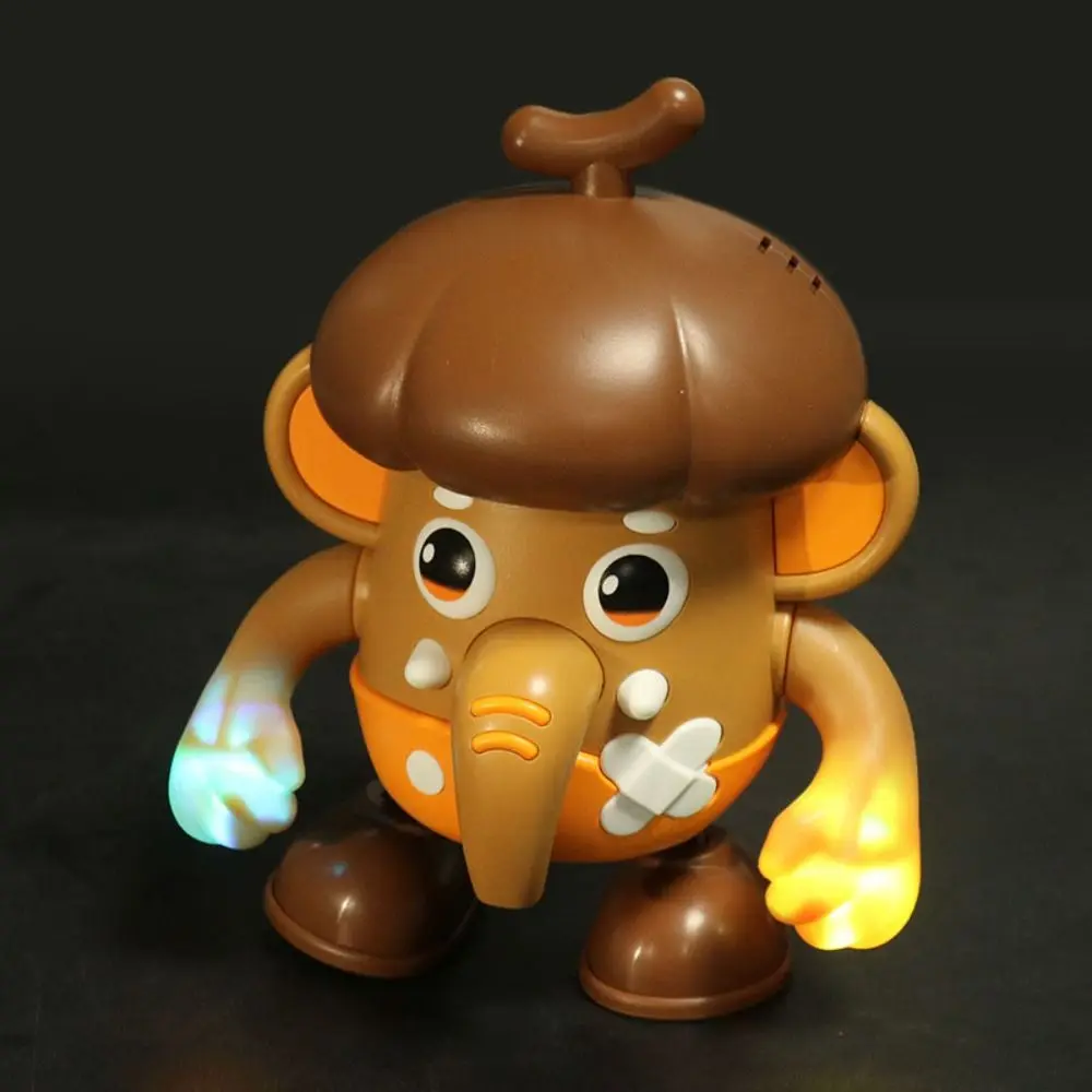 Plástico crianças brinquedo de dança interativo simulação balançando batatas fritas brinquedos de dança elétrica coleção led cantando brinquedos musicais