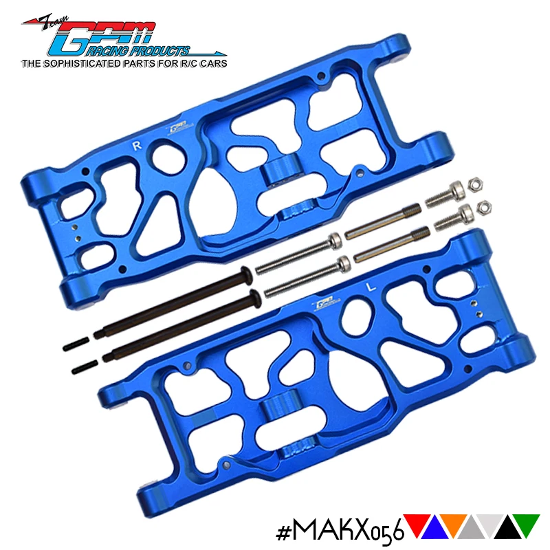 Bras inférieurs arrière en aluminium GPM pour ARRMA 1/5 Outcast 8S Kraton 8S ARA110002T1, livraison rapide et pas de souci après-vente
