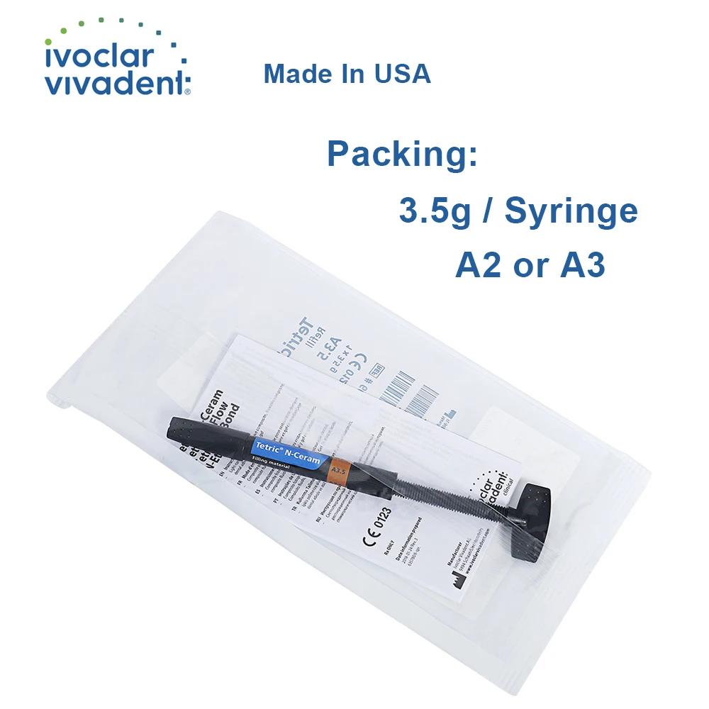 Tetric N Ceram Ivoclar Vivadent Dental Materials Filling Universal Restorative Products Syringe for Teeth Dentistry Supplies