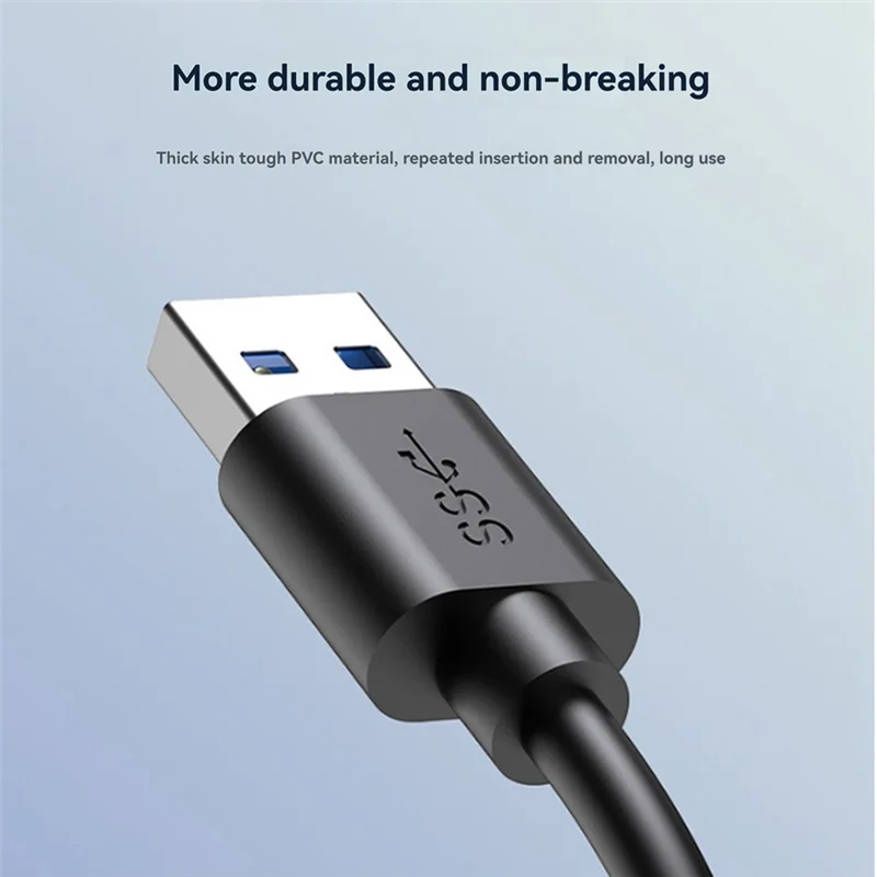 Hervorragender 4-Port-Hochgeschwindigkeits-USB-3.0-Hub, 50 cm USB-Splitter-Adapter, Erweiterungsdock für Raspberry Pi 5/JETSON Roboterauto