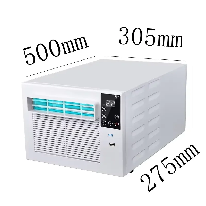 MiniBreeze A01 Portable Air Conditioner for Small Windows Battery Powered 2000 BTU for Car Hotel Outdoor and Home Use 110V