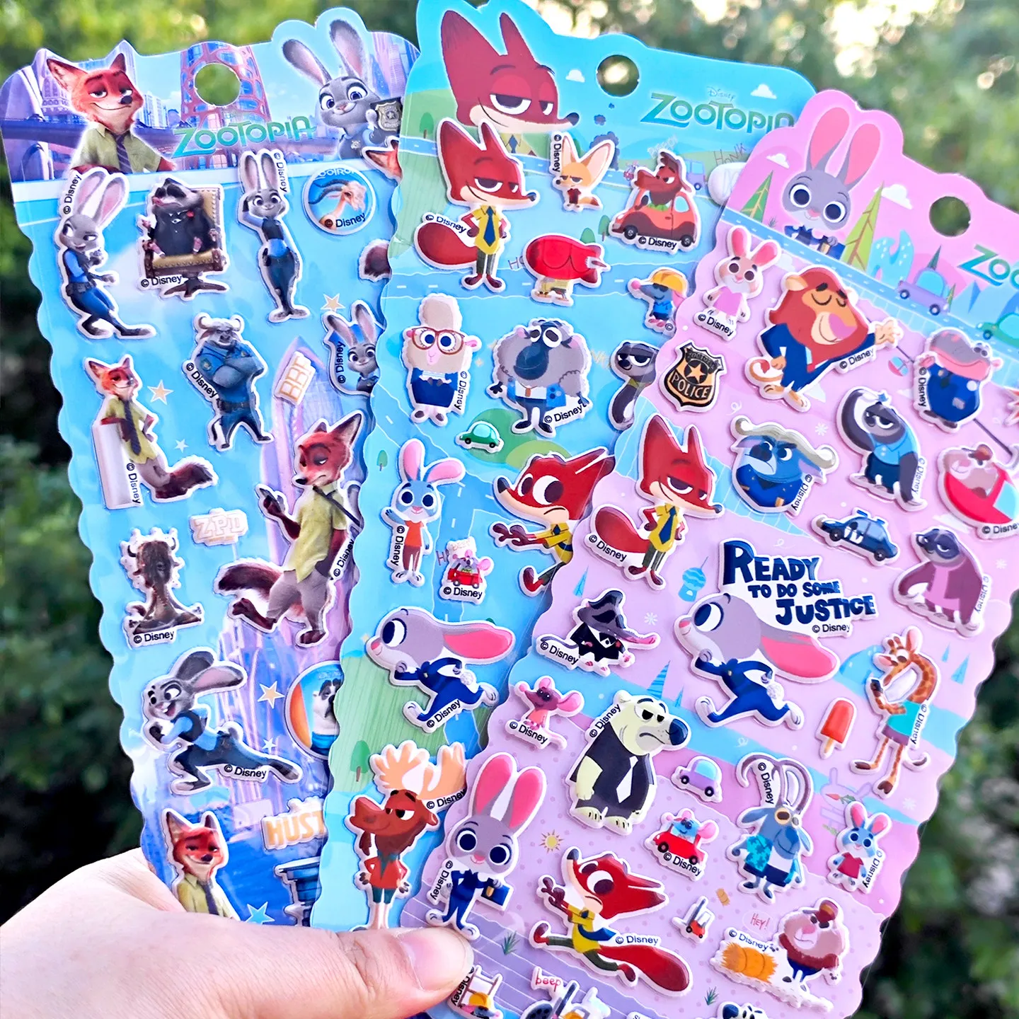 

Official Licensed Zootopia 3D Puffy Bubble Stickers Set, Judy Nick Cartoon Stickers DIY Craft Gift for Kids