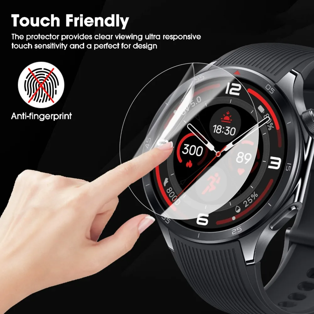 1-5PCS Tempered Glass/Hydrogel Film for Oneplus Watch 3 Anti-scratch HD Screen Protector for Oneplus Watch 3 Watch Accessories