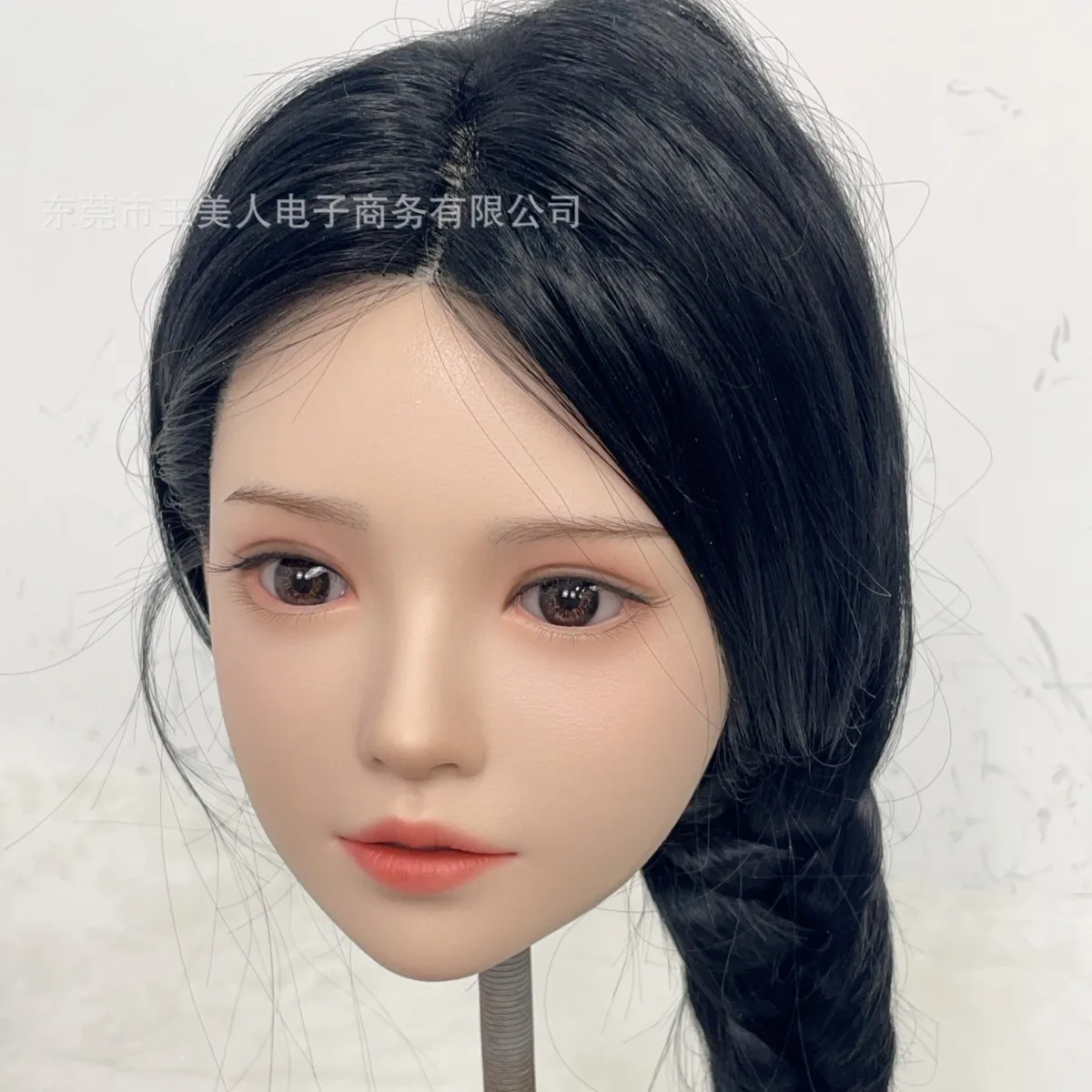 

Integrated Teeth and Tongue Functional Silicone Doll Single-headed Implanted Hair Mouth Opening Oral Tunnel
