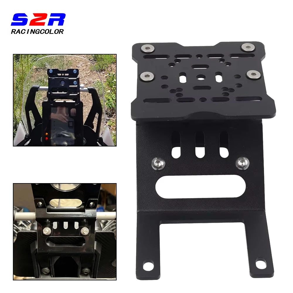 2024 For Yamaha Tenere 700 GPS Mount Phone GPS Navigation Holder Bracket Mount Plate T7 Tenere700 T700 2023 2022 2021 2020 2019