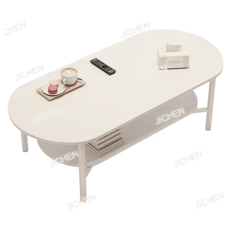 

Coffee Table Small Apartment Living Room Household Sofa Tea Table Simple Modern Oval