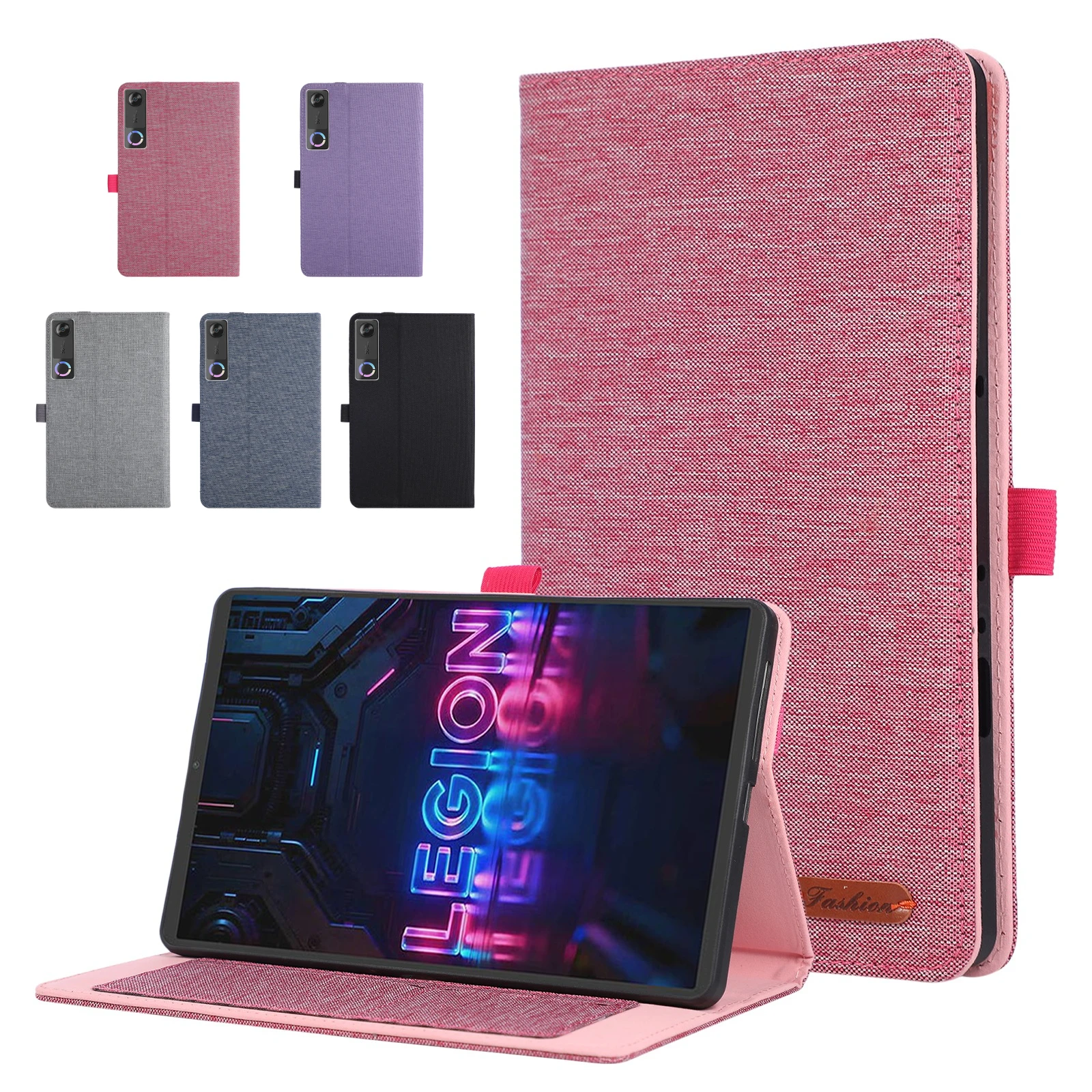 For Lenovo Legion Y700 Gen 5 Case TB323FU 2026 8.8inch Cowboy Flip Cover Stand Soft Back Cover For Lenovo Y700 Gen 4 2025 Case