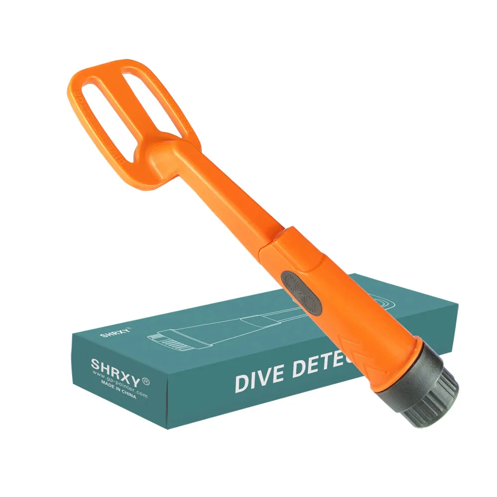 Prova Impermeável Água Subaquática Detector de Metais Scuba Pulse Pinpointer Indução Mergulho Tesouro Mão Bobina Metal Finder à