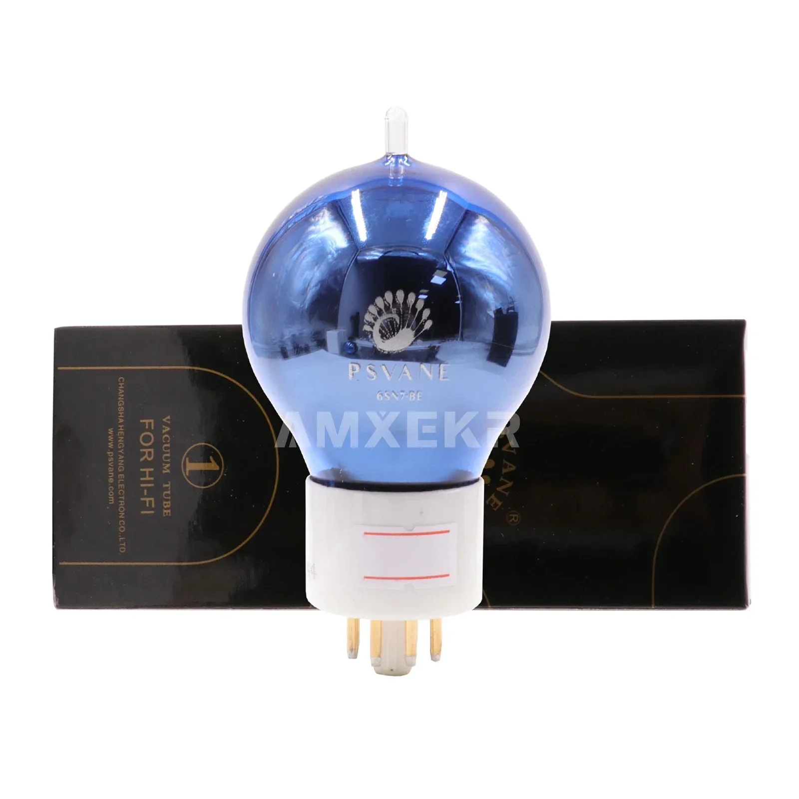 أنبوب تفريغ ، غلاف زجاجي أزرق ، لوحة إصدار مخصصة ، استبدال دبوس ذهبي ، زوج متطابق ، 6N8P ، 6H8C ، 6SN7