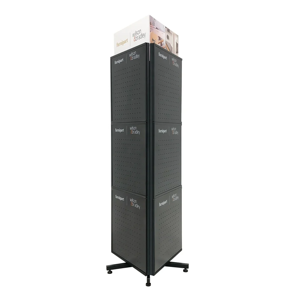 Metal Retail Shop Accessory Display Rack Rotating