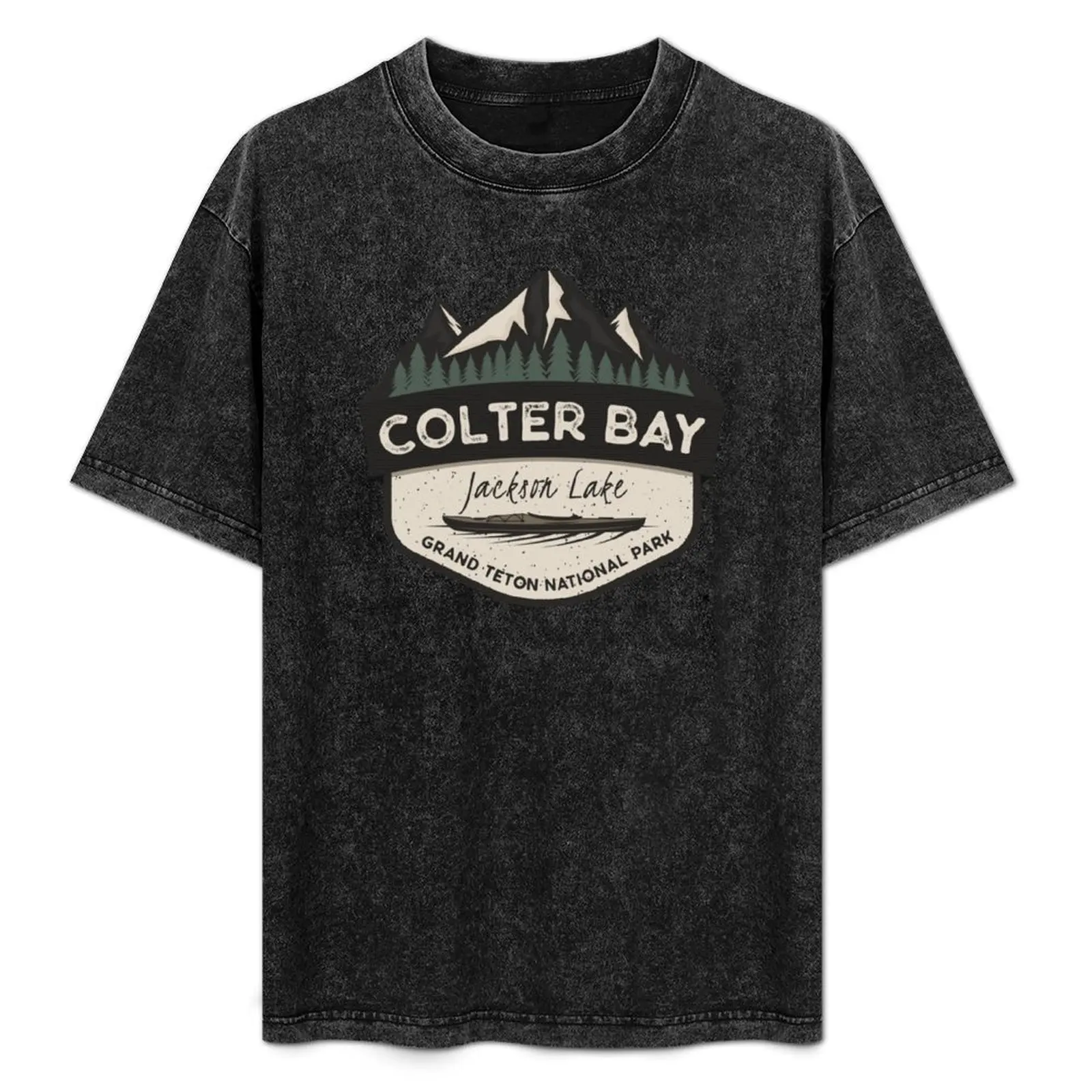 

Colter Bay, Grand Teton National Park, Wyoming - Camping, Hiking and Adventures T-Shirt Plus Size Short Sleeve T-Shirt