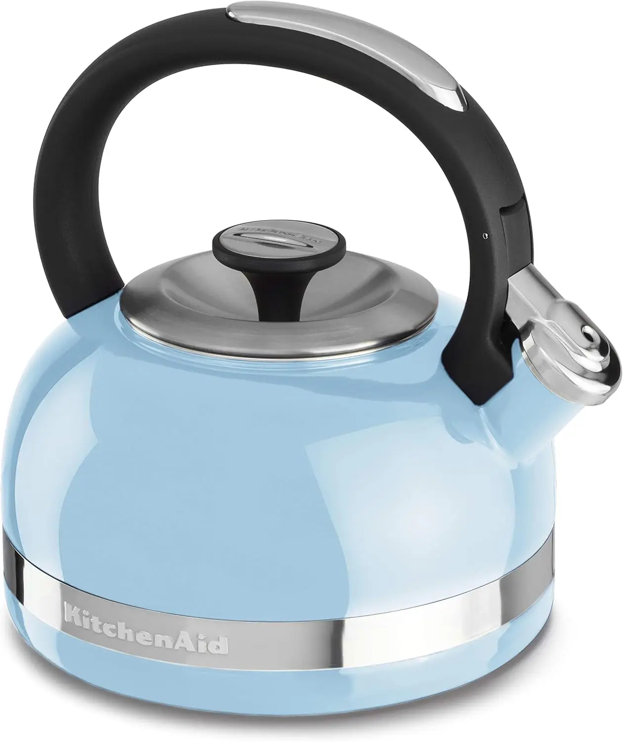 

2-Quart Stovetop Kettle with Removable Lid, Easy to Fill and Clean, Cameo Blue Color