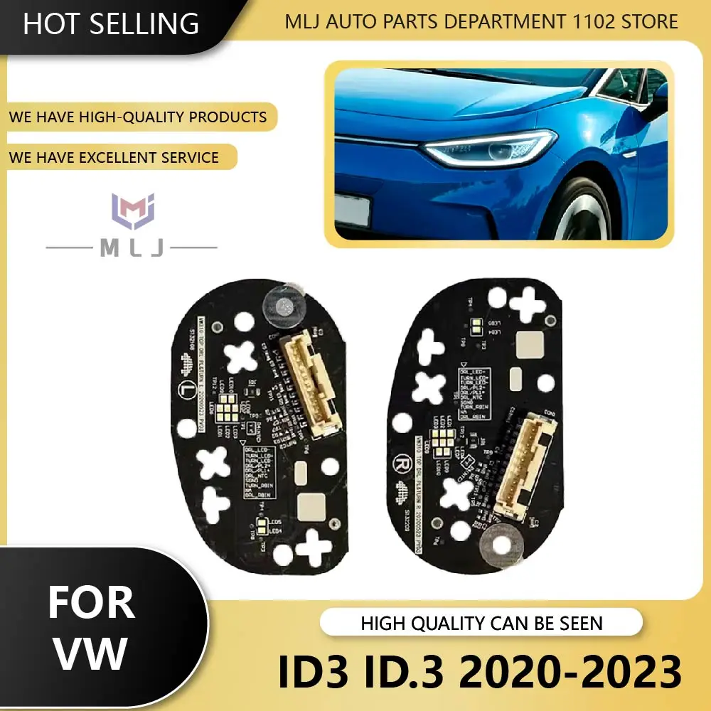 

For 2020 2021 2022 2023 Volkswagen VW ID 3 ID.3 Headlight LED Module LED Chip Board DRL White Angel Eye Chip PCB Car Accessories