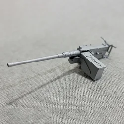 Metal Mini Machine Gun for Heng Long 1/16 3918 Abrams RC Tank Model Parts TH21297-SMT4