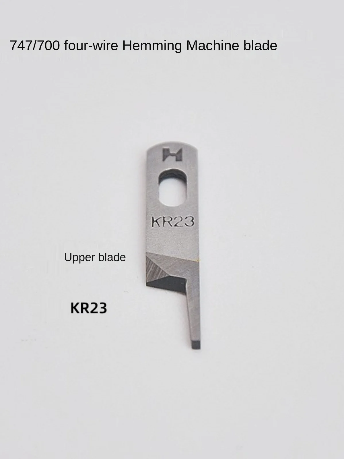 100PCS Strong H Blade KR23 KR35 Upper and Lower Blade Cutter for Pegasus M700 747 Four-Thread Overlock Industrial Sewing Machine