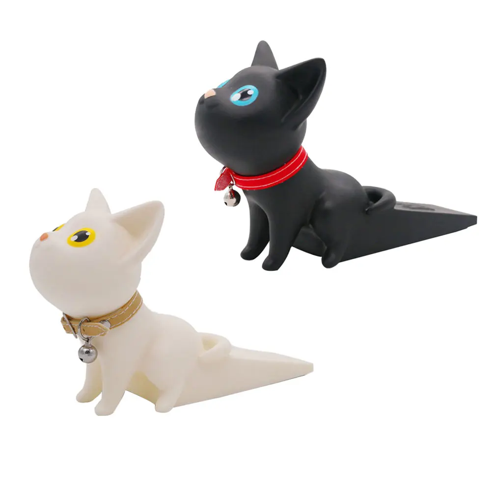 

2PCS Anti-pinch Door Stopper PVC Material Non-slip Cartoon Decorative Puppy Shape Safe Kids Hardware