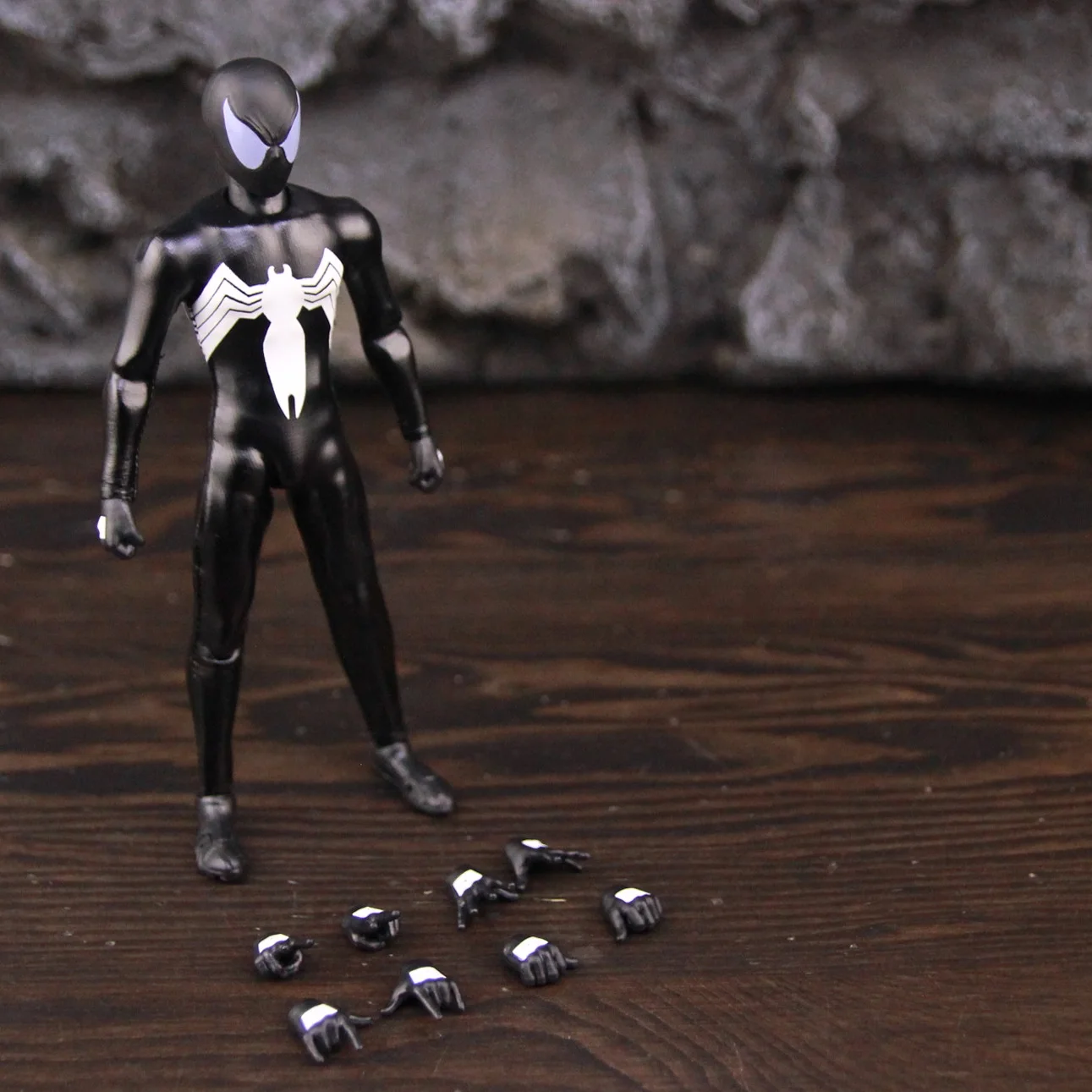 マーベルスパイダーマンレザーレットトイ、ヴェノムパニッシャー