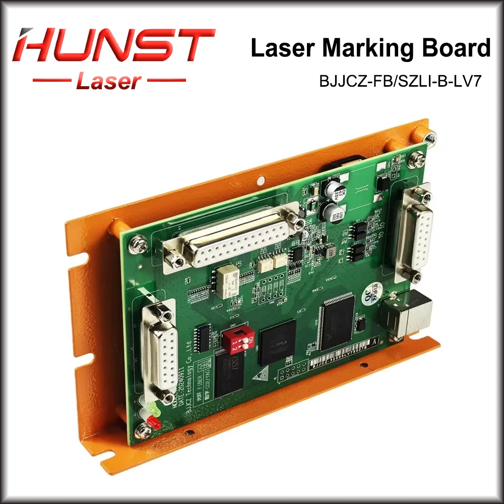 Hunst Original BJJCZ LV7 Fiber CO2 UV Laser Controller Ezcad Control Card Motherboard 32/64 Bit System for Laser Marking Machine