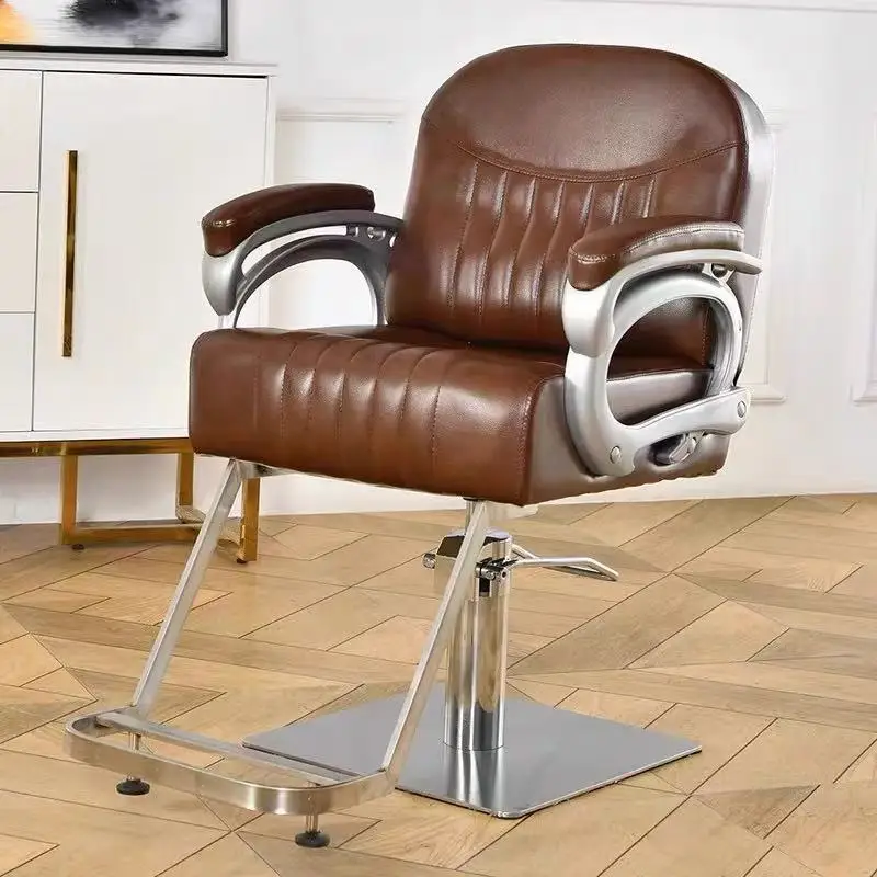 Lifting Swivel Chair Barber Shop Chair Hair Salon Special Hair Cutting Chair Lift Comfortable High-end Perm And Dyeing