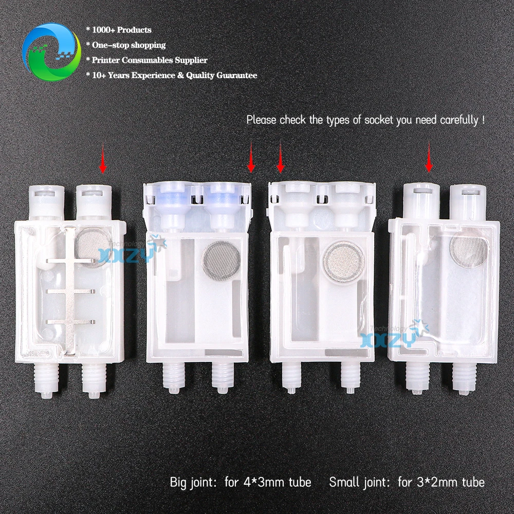 8pcs Eco Solvent PrinterInk Damper for EPSON DX7 Print Head UV Machine Black Small Ink Dumper