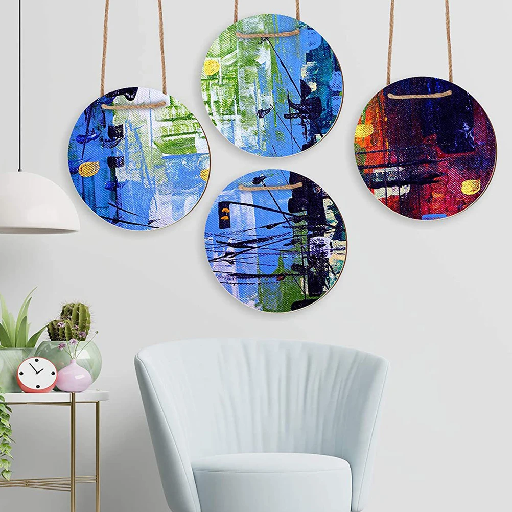 

1 set Chip Decoration DIY Crafts Supplies Wooden Graffiti Cutouts Ornaments Blanks for Holiday Christmas Gift Unfinished Wooden