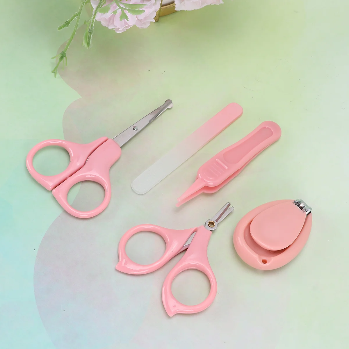 

5 Pcs/1 Baby Necessities Newborn Nail Clipper Care Grooming Kit Tool Infant Clippers