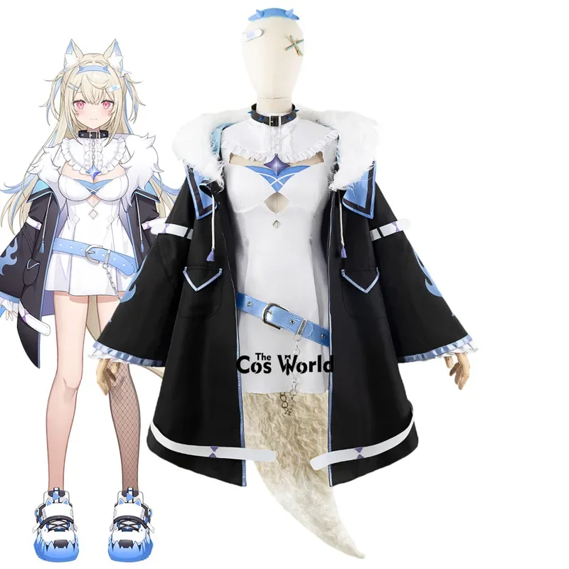 Virtual YouTuber VTuber Hololive Fuwawa Abyssgard Uniform Outfits Anime Cosplay Costumes