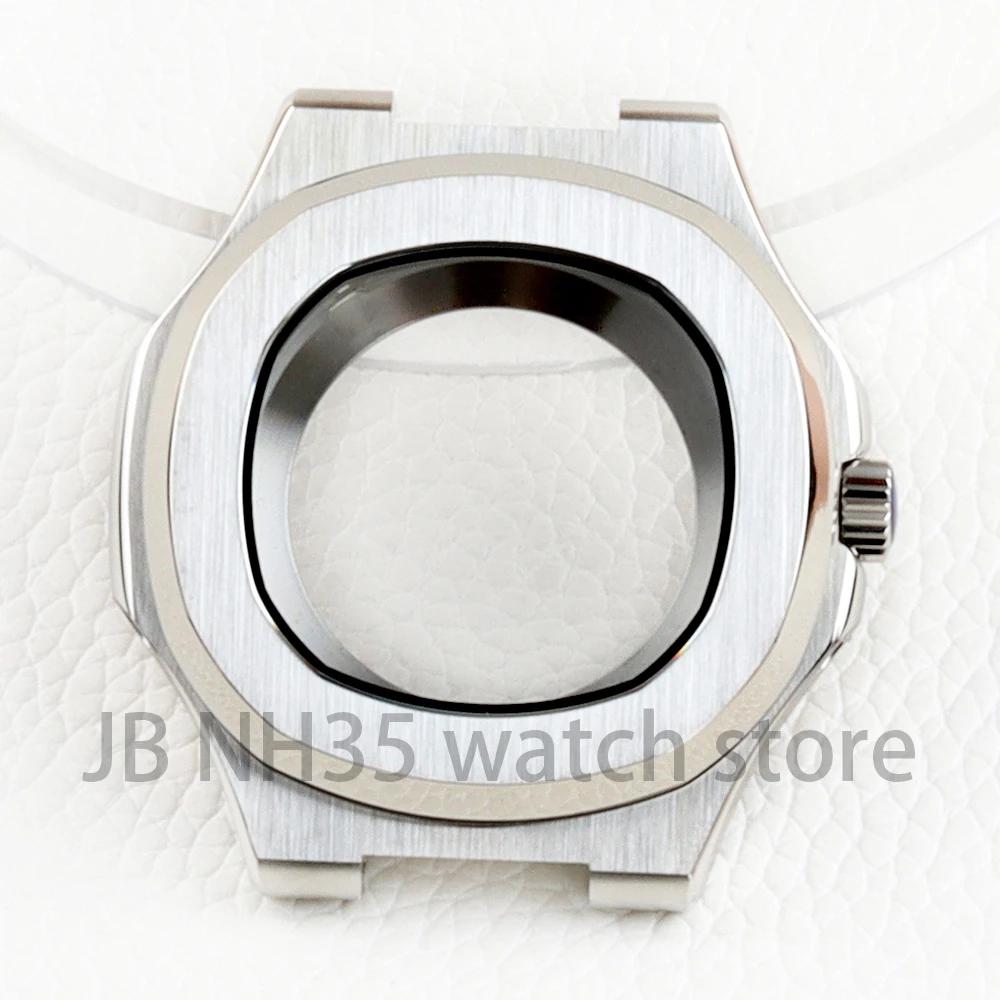 40 مللي متر ساعة حافظة 316L سوار الفولاذ المقاوم للصدأ ل تعديل نوتيلوس Nh35 Nh36 Nh38 حركة 29.8 مللي متر الطلب أجزاء ساعة مقاومة للماء