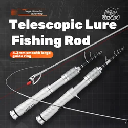 LIZARD Sea water protection Lure telescopic carbon and light weight Shrinkage length 43cm weight only 98g fishing rod