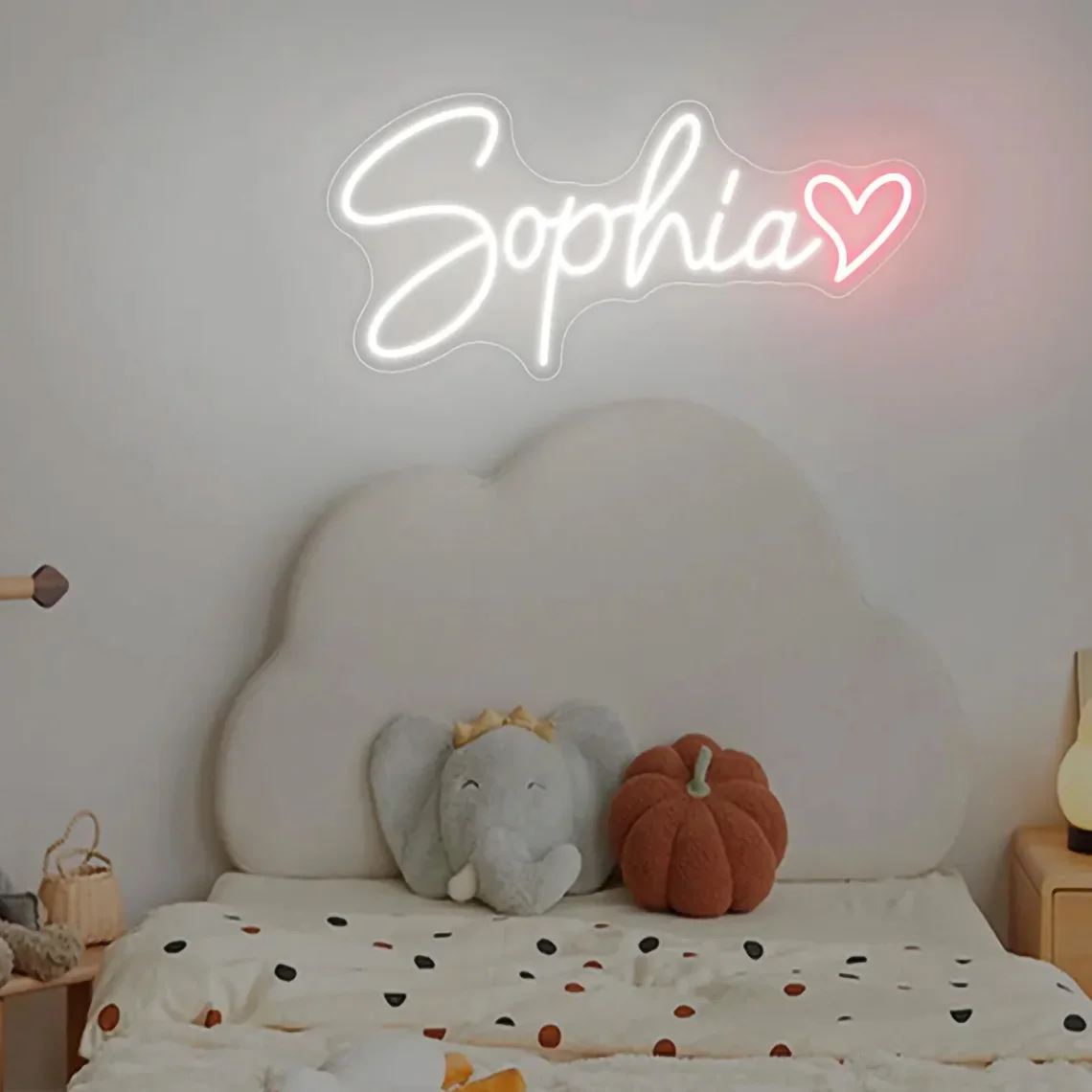 Custom Bow Name Neon Sign for Kids, Pink Bow Name Neon, Girl's Room Sign, Nursery Dorm Decor Home Wall Decor,Gift For Kids view 6