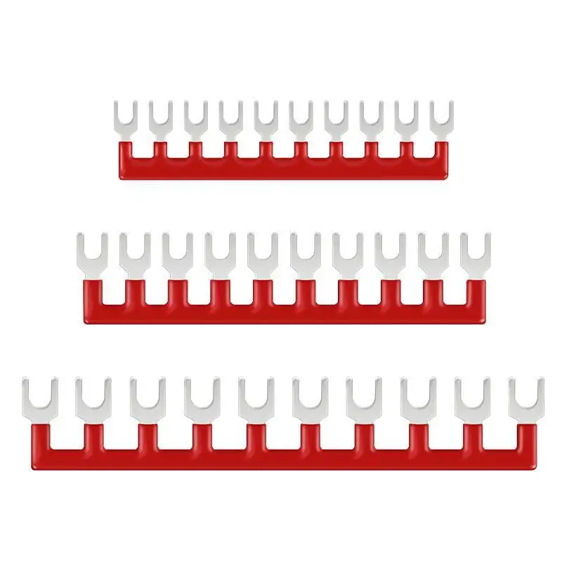 10pcs TBD TBR TBC Terminal Block Connection Strip 10 Position Short Circuit Side Insert 10A 20A 30A TBC-10 TBC-20 TBC-30 TBR-10