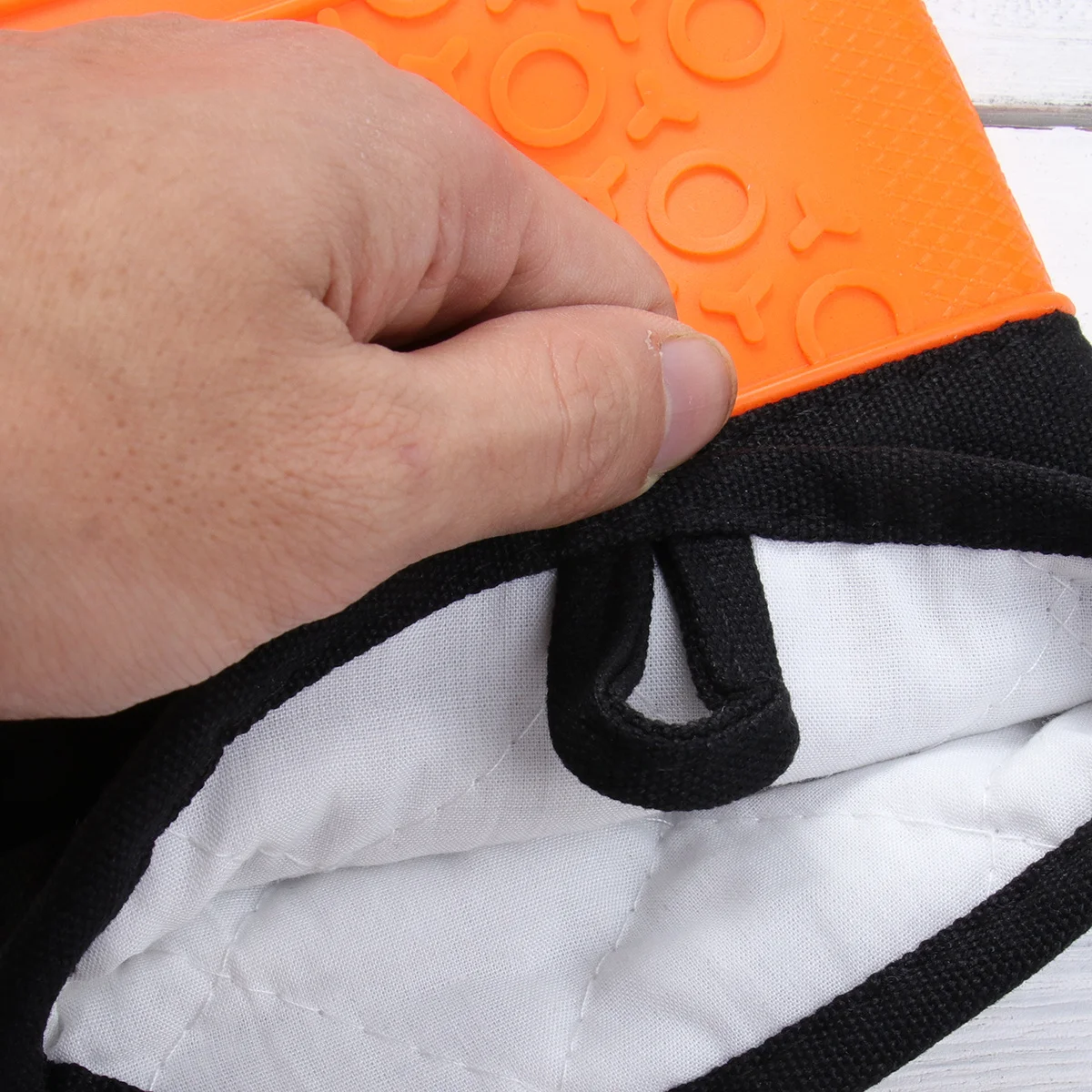 

2Pcs Heat Resistant Oven Gloves Flameproof Silicone Grip Long Cuff Insulated Aramid Fiber Bbq Cooking Baking Smoking Mitts