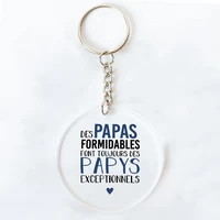 Je vous soyez ma marraine et parrain imprimé porte-clés Marraine Parrain demande chaîne acrylique porte-clés merci meilleure idée cadeaux 15