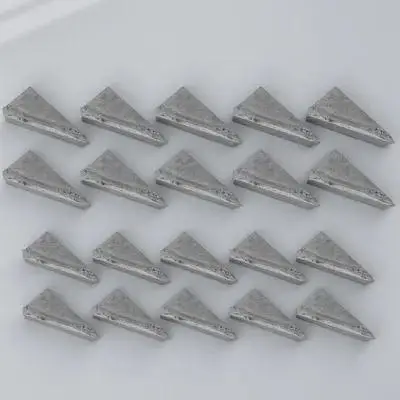

20pcs Hammer Handle Wedge Metal Taper Wedges For Fixing Tool Reinforcement Kit Replacement Diy Repair Supplies