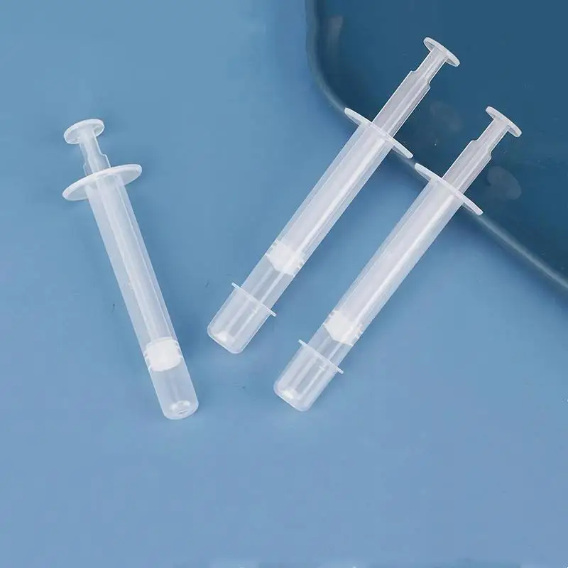 Round Head Syringe Liquid Gel Paste Extraction Tool Multi Purpose Hand Operated Injector Lab Hobby DIY Liquid Transfer Supply