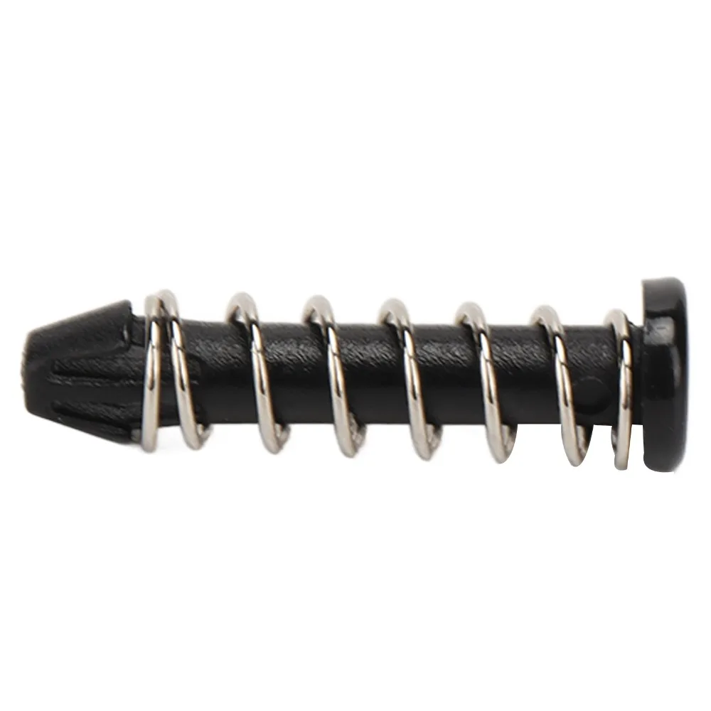 100Pcs Fastener Set 18.6mm Heatsink Mount Pin Plastic Round Head Cooler Mounting Pin Black Heatsink Fastener Cooler Assembly