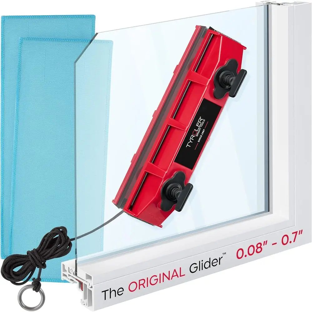

Double-Sided Magnetic Window Cleaner for 0.1-0.7 Thick Glass | Glider AC Glass Cleaning Tool