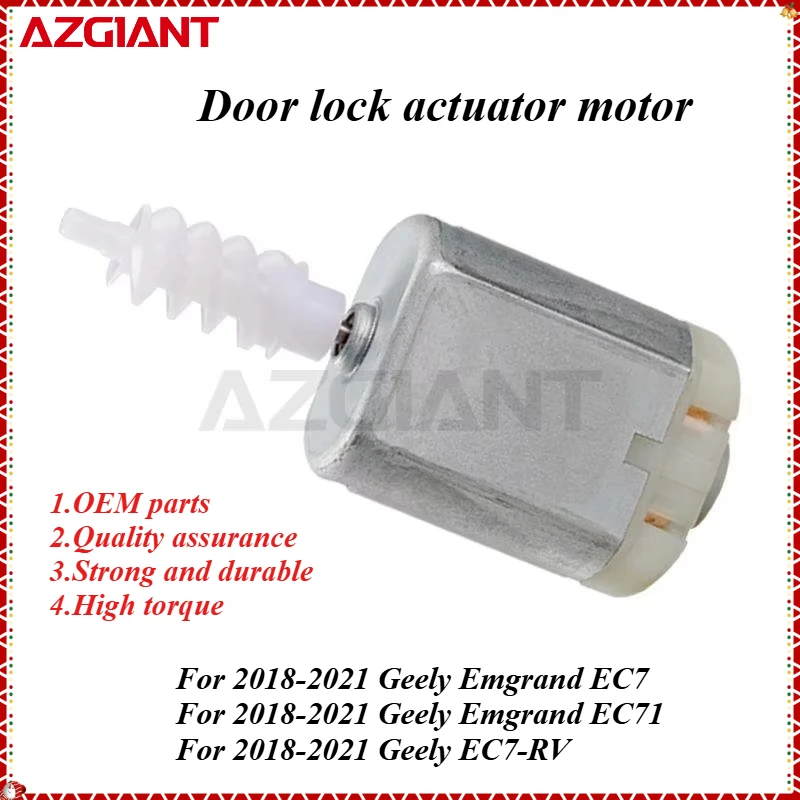 AZGIANT High quality car door lock motor for 2018-2021 Geely Emgrand EC7/2018-2021 Geely Emgrand EC71/2018-2021 Geely EC7-RV