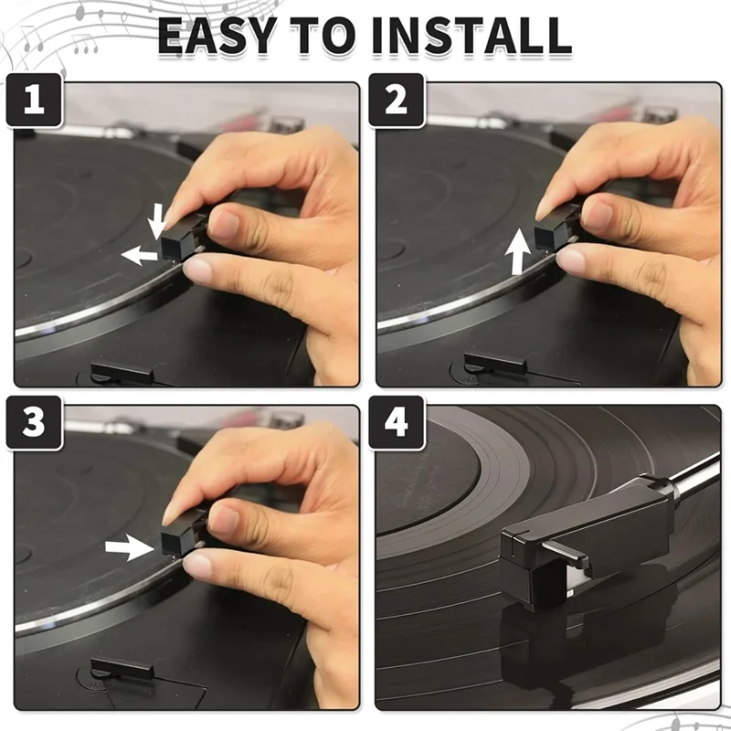 Ago per giradischi AA60-Record per AT-LP60, AT-L60X, AT-LP60XBT Sostituzione dell'ago per giradischi